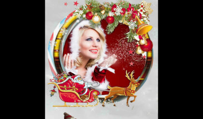 Merry Christmas Photo Frames : You can create cool Christmas greetings with your own photo in one click